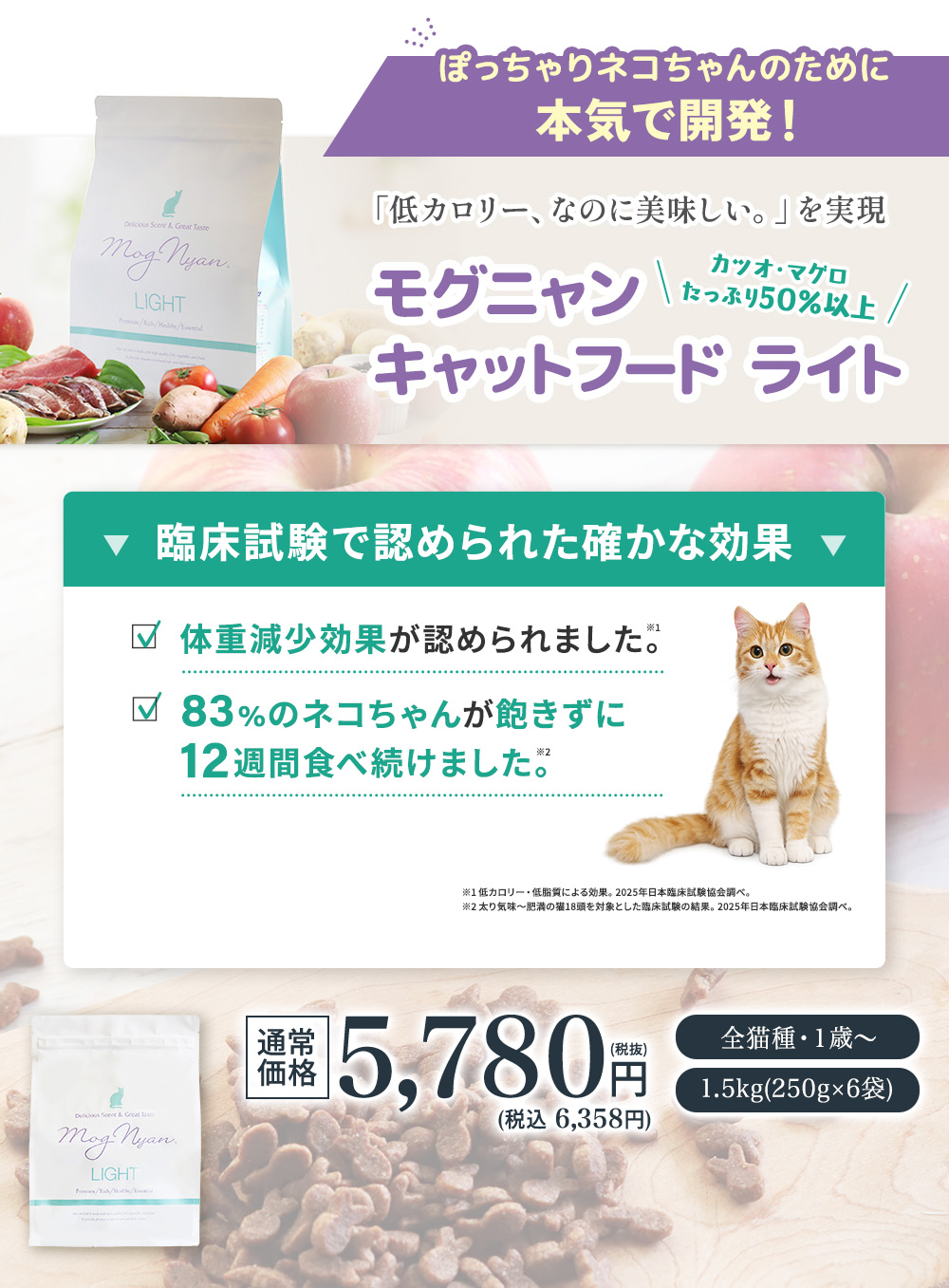 モグニャンキャットフードライト