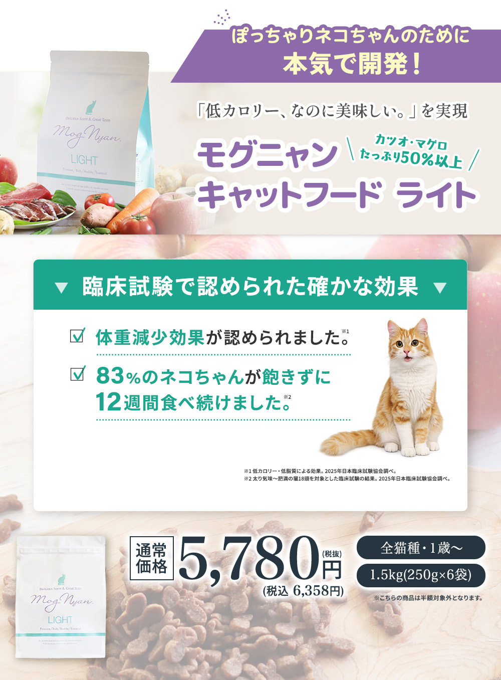 モグニャンキャットフードライト
